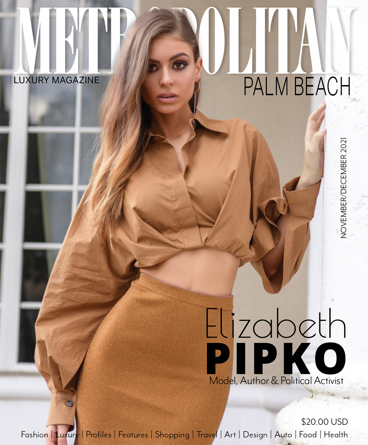 Elizabeth Pipko Nov/ December 2021 Metropolitan Magazine